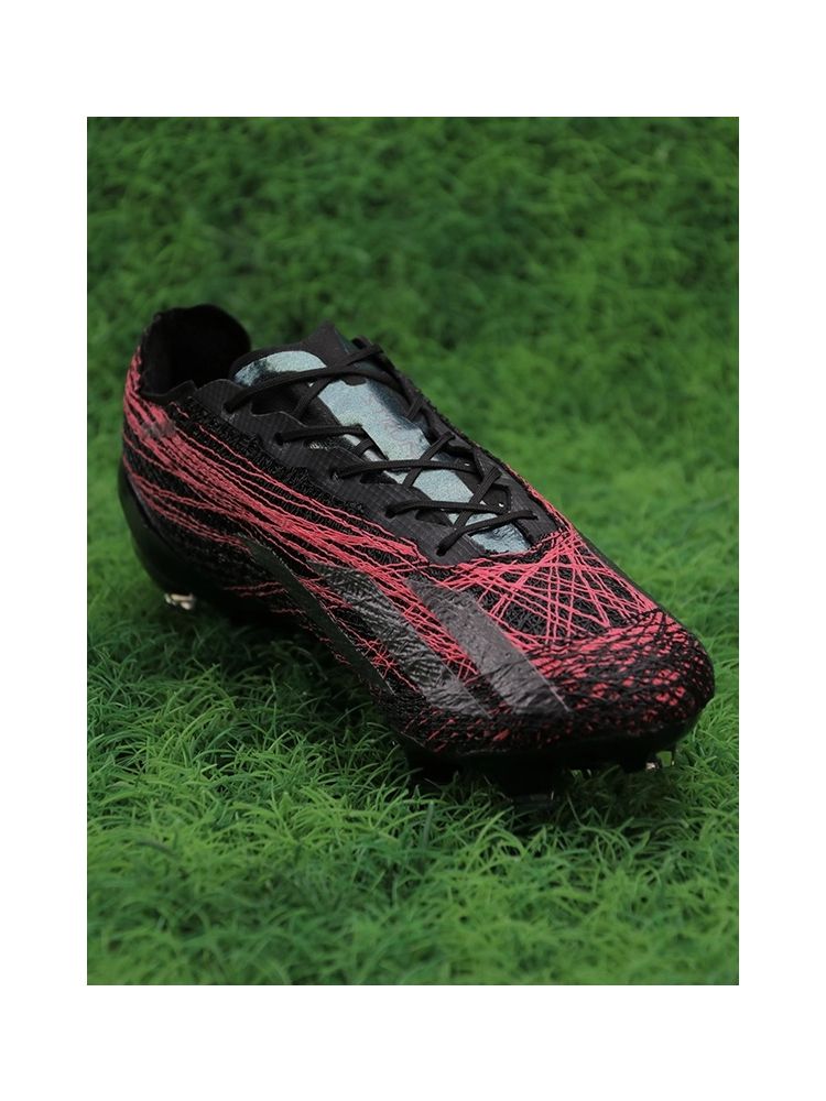 adidas X Crazyfast Strung+ FG - Black/Silver/Red