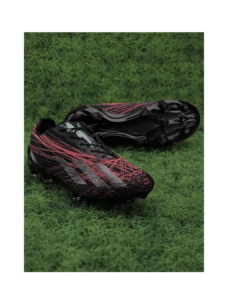 adidas X Crazyfast Strung+ FG - Black/Silver/Red