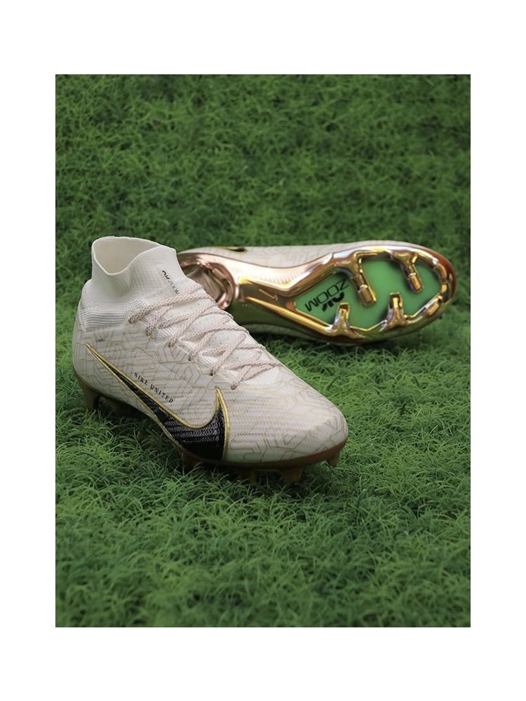 Nike Air Zoom Mercurial Superfly 9 Elite FG United Golden - White/Metallic Gold/Black
