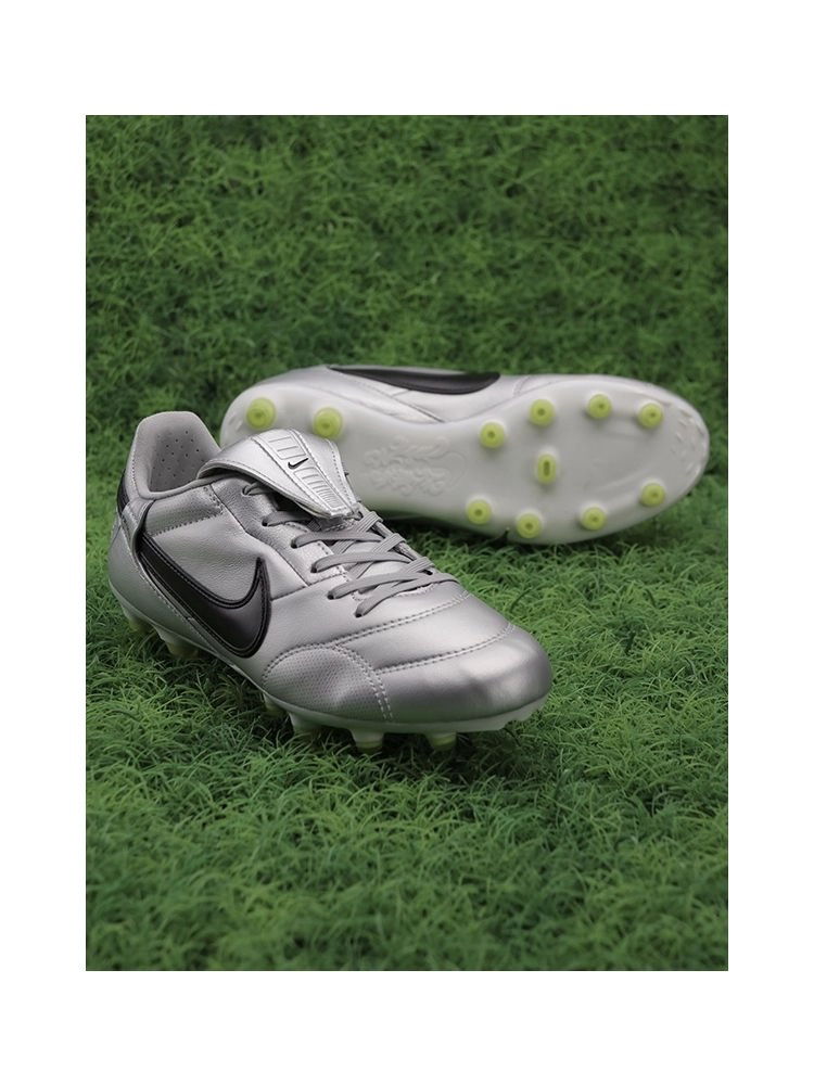 Nike The Premier III FG - Metallic Silver/Black/Volt