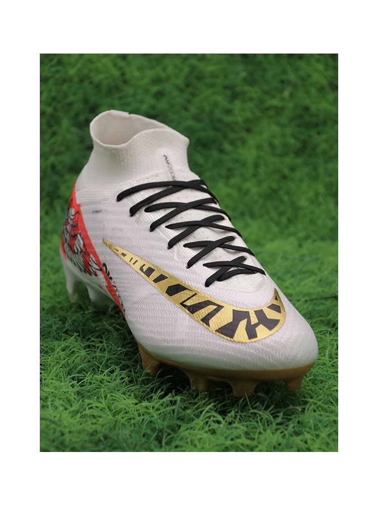 Nike Air Zoom Mercurial Superfly 9 Elite FG x Marcus Rashford - White/Gold/Black/Red
