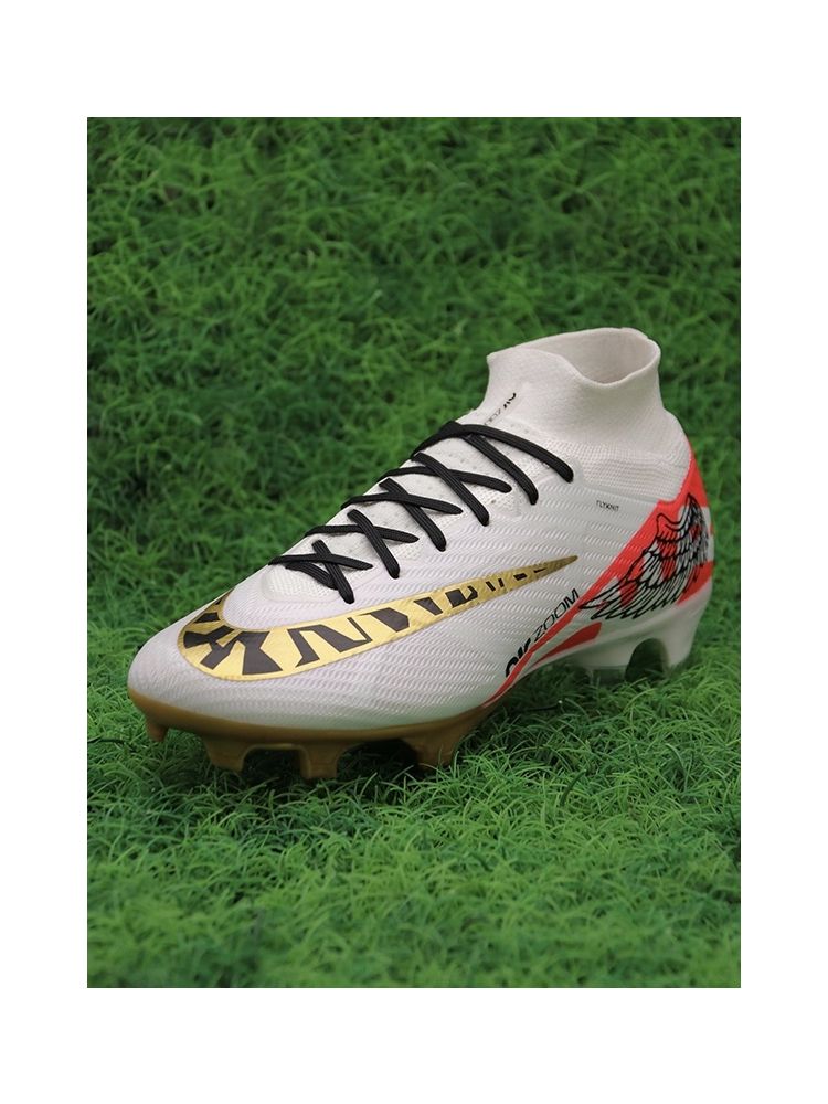Nike Air Zoom Mercurial Superfly 9 Elite FG x Marcus Rashford - White/Gold/Black/Red