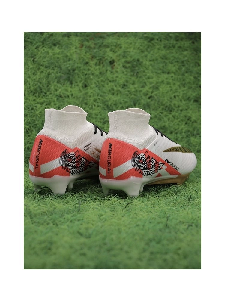 Nike Air Zoom Mercurial Superfly 9 Elite FG x Marcus Rashford - White/Gold/Black/Red