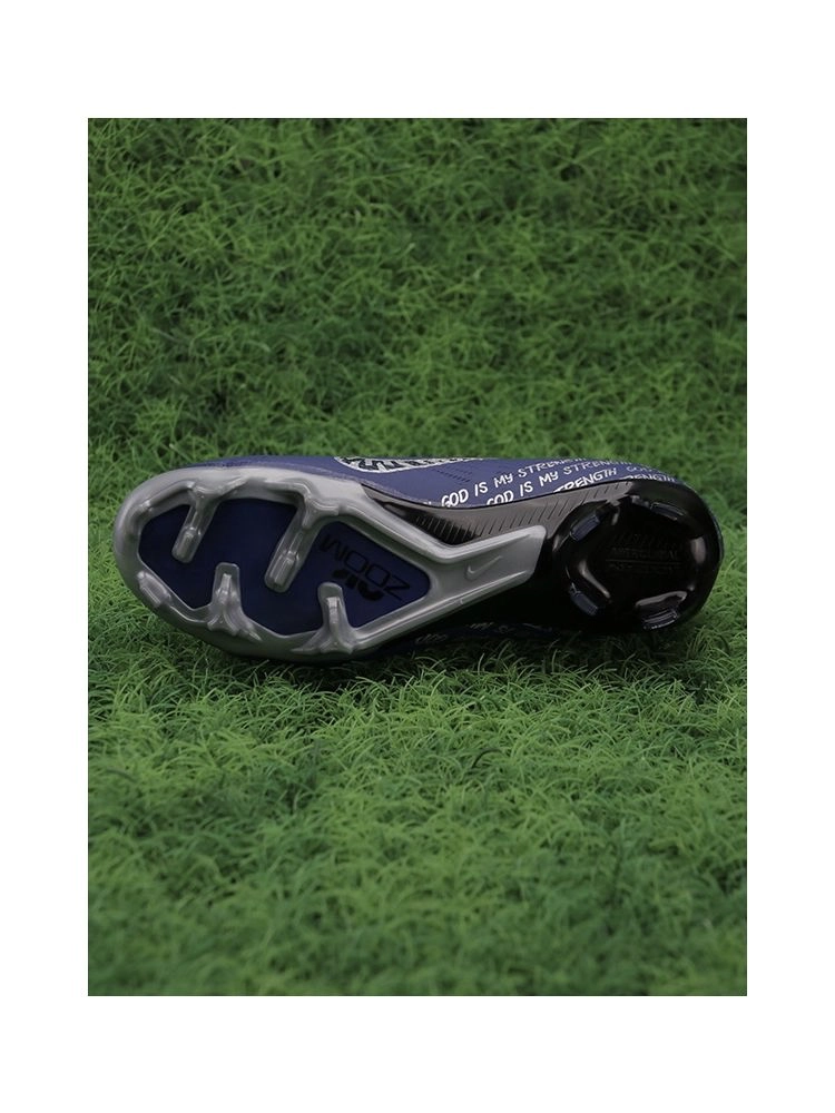 Nike Air Zoom Mercurial Vapor 15 Elite FG - Blue/Silver/Black