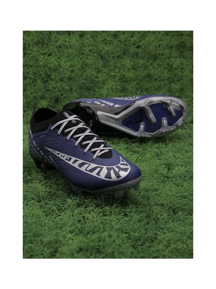 Nike Air Zoom Mercurial Vapor 15 Elite FG - Blue/Silver/Black