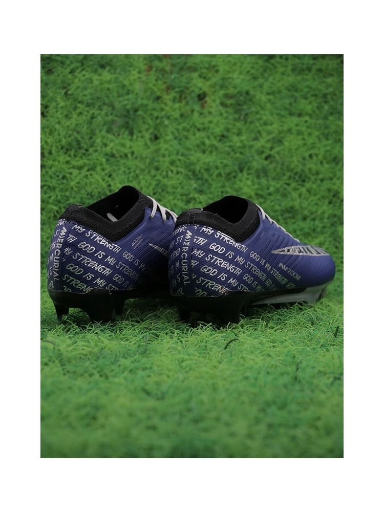 Nike Air Zoom Mercurial Vapor 15 Elite FG - Blue/Silver/Black