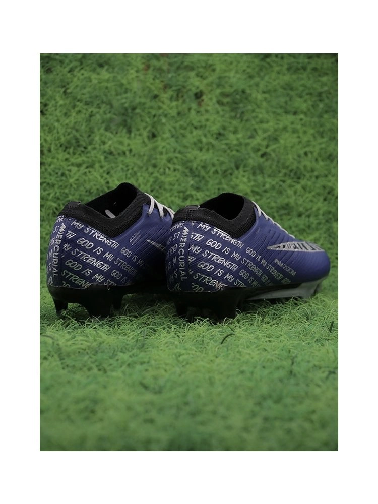 Nike Air Zoom Mercurial Vapor 15 Elite FG - Blue/Silver/Black