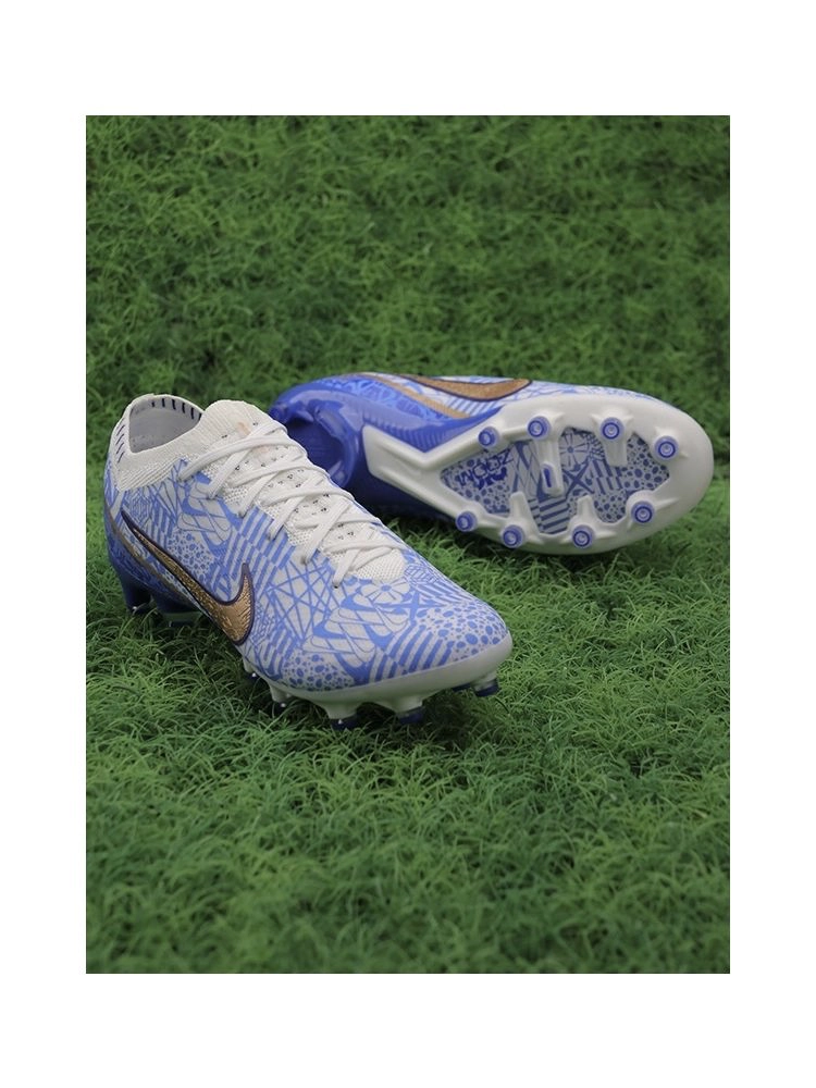 Nike Air Zoom Mercurial Vapor 15 Elite CR7 AG-Pro Azulejo - White/Metallic Copper/Concord