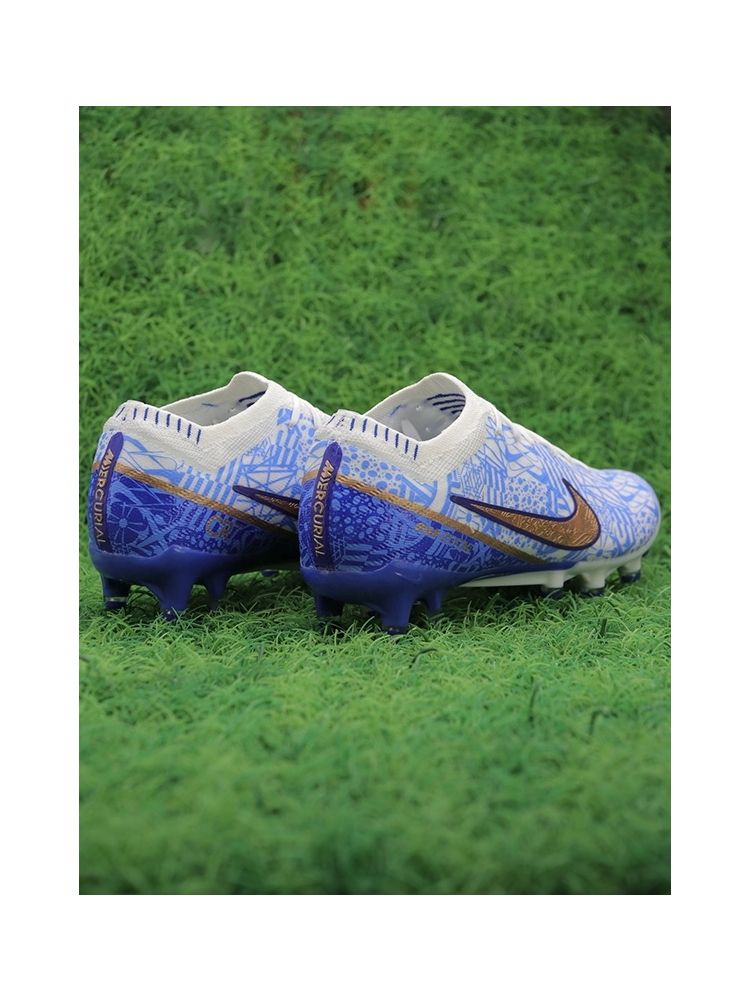 Nike Air Zoom Mercurial Vapor 15 Elite CR7 AG-Pro Azulejo - White/Metallic Copper/Concord