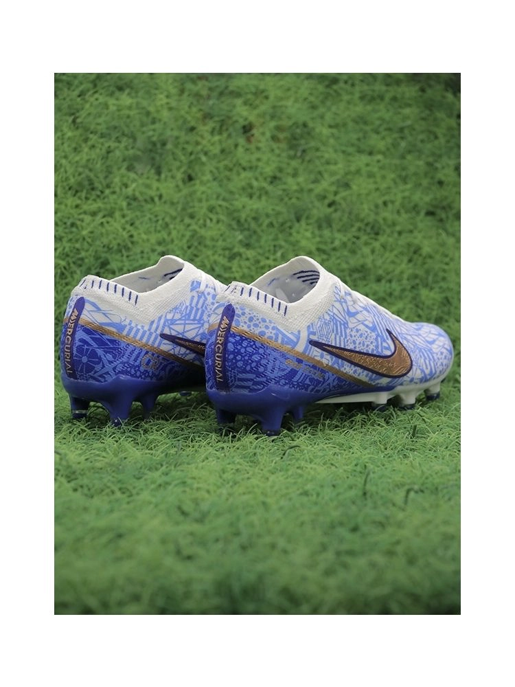 Nike Air Zoom Mercurial Vapor 15 Elite CR7 AG-Pro Azulejo - White/Metallic Copper/Concord
