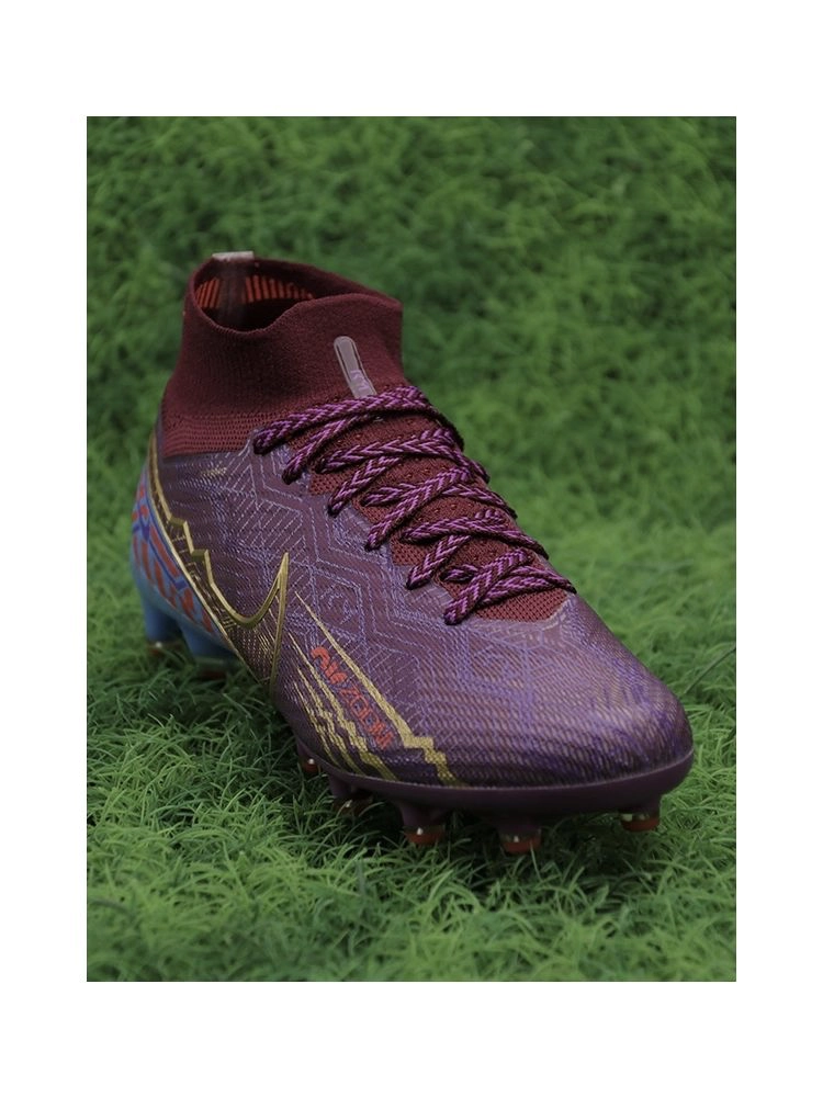 Nike Air Zoom Mercurial Superfly 9 Elite KM AG-Pro - Dark Beetroot/Mtlc Vivid Gold