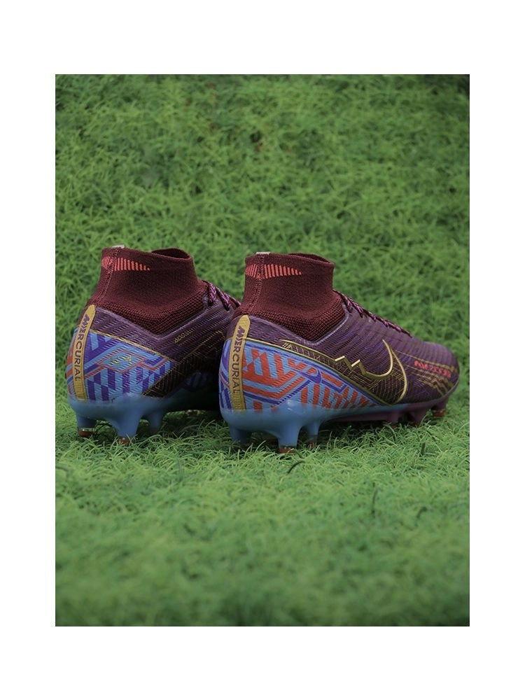 Nike Air Zoom Mercurial Superfly 9 Elite KM AG-Pro - Dark Beetroot/Mtlc Vivid Gold