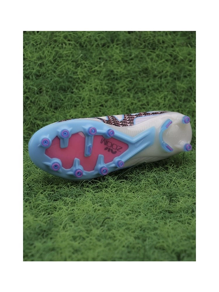 Nike Air Zoom Mercurial Vapor 15 Elite AG-Pro Blast Pack - White/Baltic Blue/Pink Blast/Indigo Haze