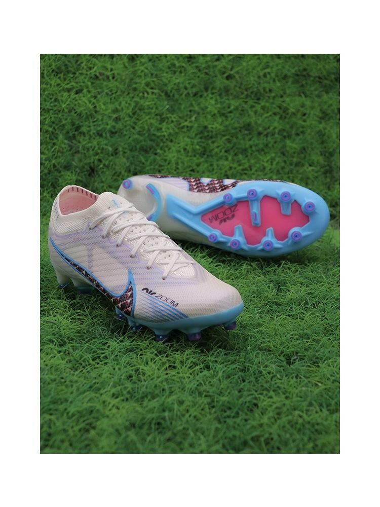Nike Air Zoom Mercurial Vapor 15 Elite AG-Pro Blast Pack - White/Baltic Blue/Pink Blast/Indigo Haze