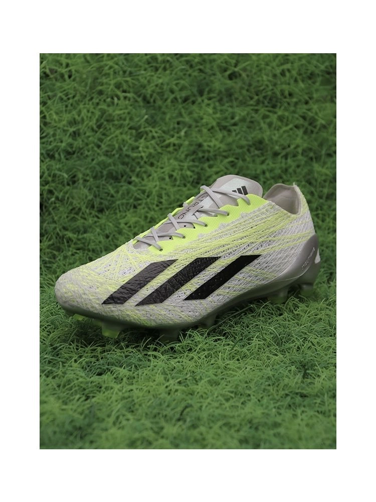 adidas X Crazyfast Strung+ FG - Grey Two/Core Black/Lucid Lemon