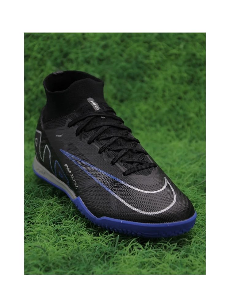 Nike Air Zoom Mercurial Superfly 9 Elite IC Shadow - Black/Chrome/Hyper Royal