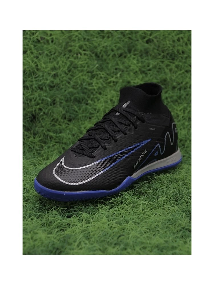 Nike Air Zoom Mercurial Superfly 9 Elite IC Shadow - Black/Chrome/Hyper Royal