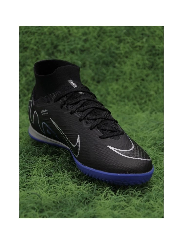 Nike Air Zoom Mercurial Superfly 9 Elite IC Shadow - Black/Chrome/Hyper Royal