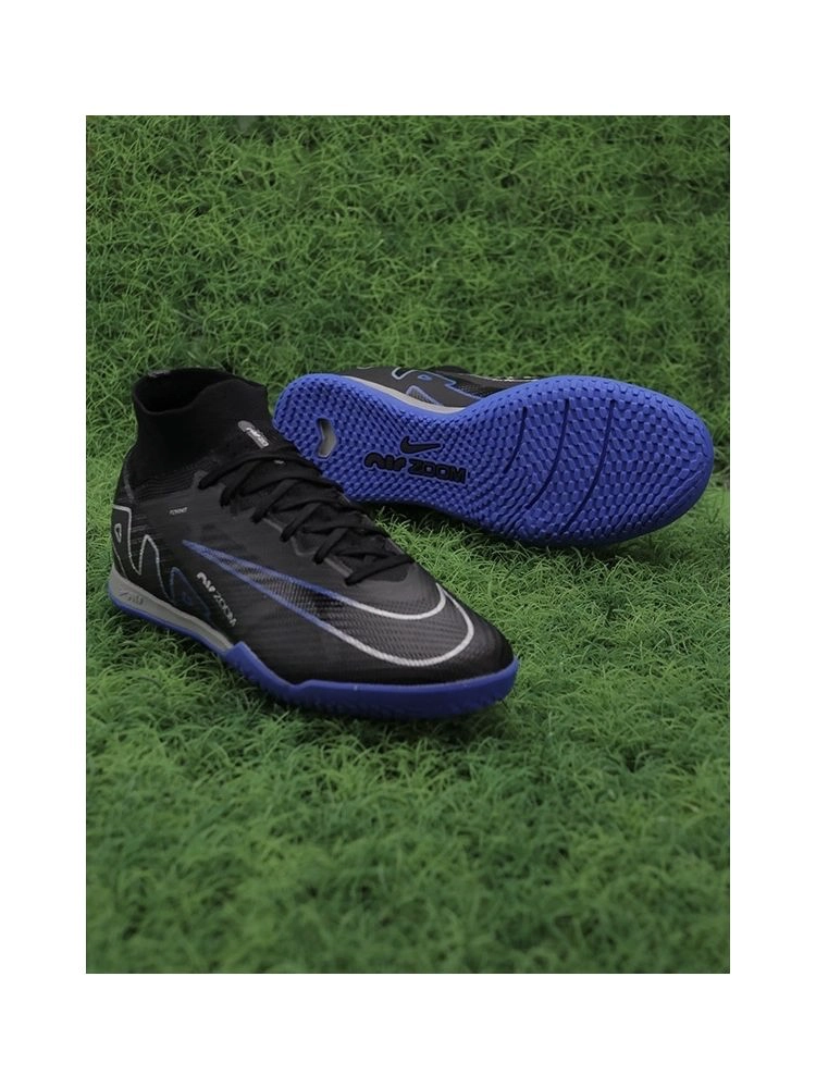 Nike Air Zoom Mercurial Superfly 9 Elite IC Shadow - Black/Chrome/Hyper Royal