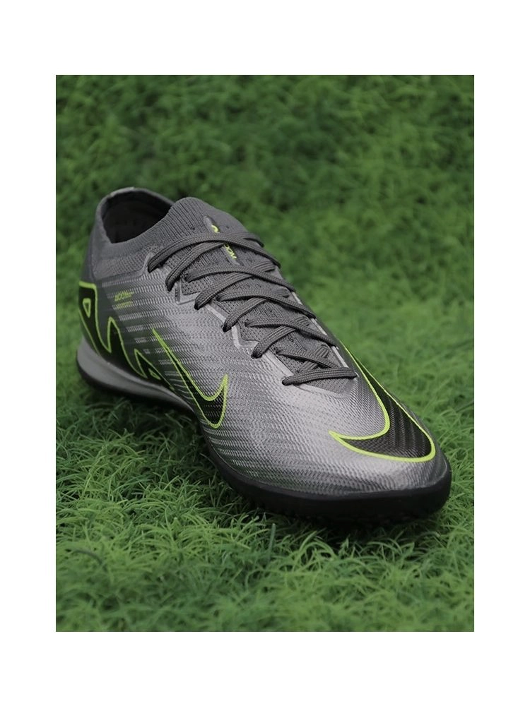 Nike Air Zoom Mercurial Vapor 15 Elite IC - Chrome/Green