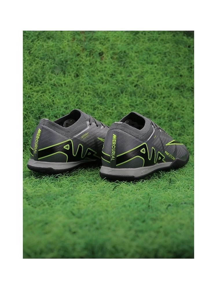 Nike Air Zoom Mercurial Vapor 15 Elite IC - Chrome/Green