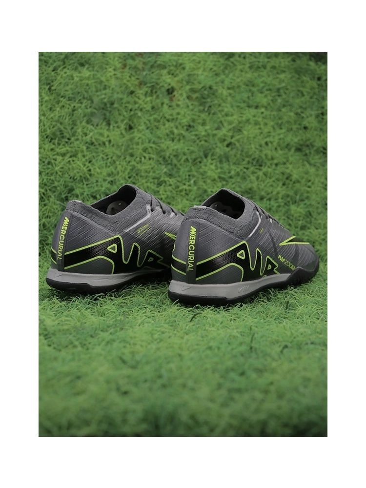 Nike Air Zoom Mercurial Vapor 15 Elite IC - Chrome/Green