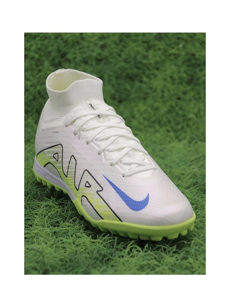 Nike Air Zoom Mercurial Superfly 9 Elite TF - White/Blue/Green