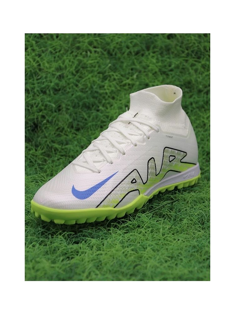 Nike Air Zoom Mercurial Superfly 9 Elite TF - White/Blue/Green
