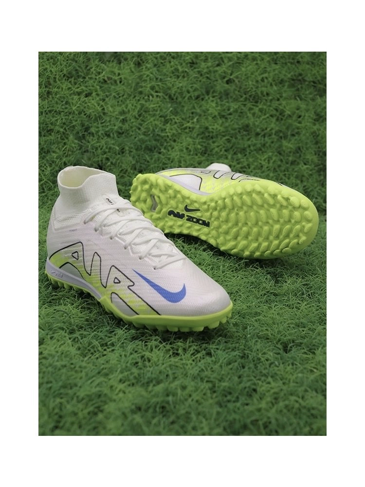 Nike Air Zoom Mercurial Superfly 9 Elite TF - White/Blue/Green