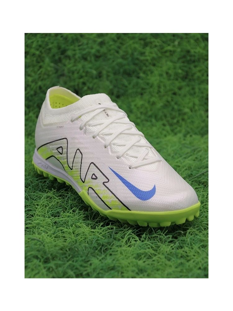 Nike Air Zoom Mercurial Vapor 15 Elite TF - White/Blue/Green