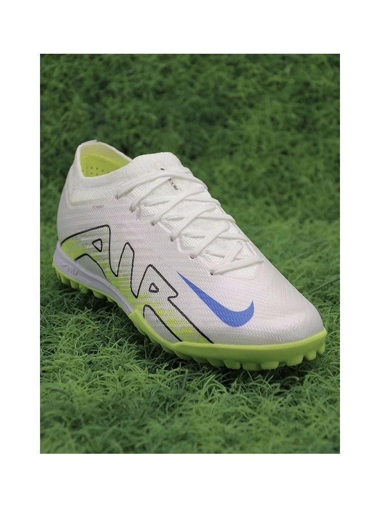 Nike Air Zoom Mercurial Vapor 15 Elite TF - White/Blue/Green