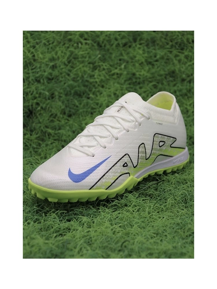 Nike Air Zoom Mercurial Vapor 15 Elite TF - White/Blue/Green