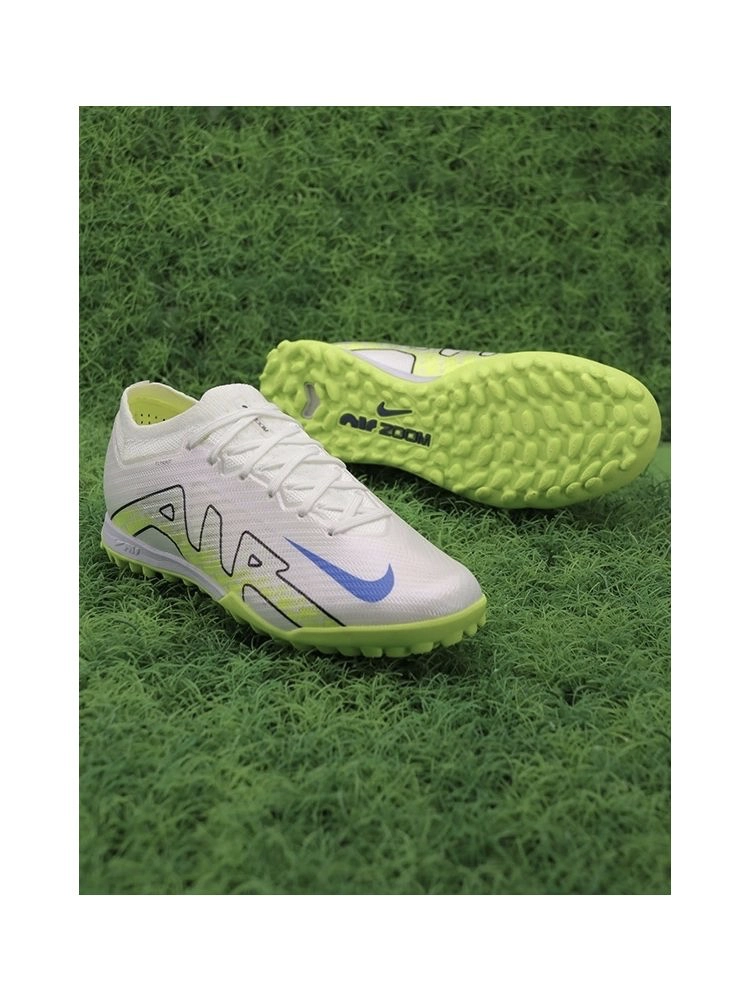 Nike Air Zoom Mercurial Vapor 15 Elite TF - White/Blue/Green