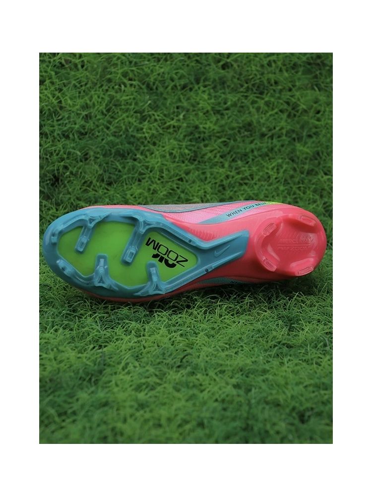 Nike Air Zoom Mercurial Vapor 15 Elite FG - Marcus Rashford - Pink/Blue/Green