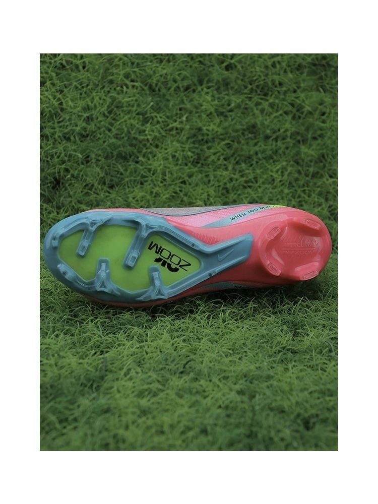 Nike Air Zoom Mercurial Vapor 15 Elite FG - Marcus Rashford - Pink/Blue/Green
