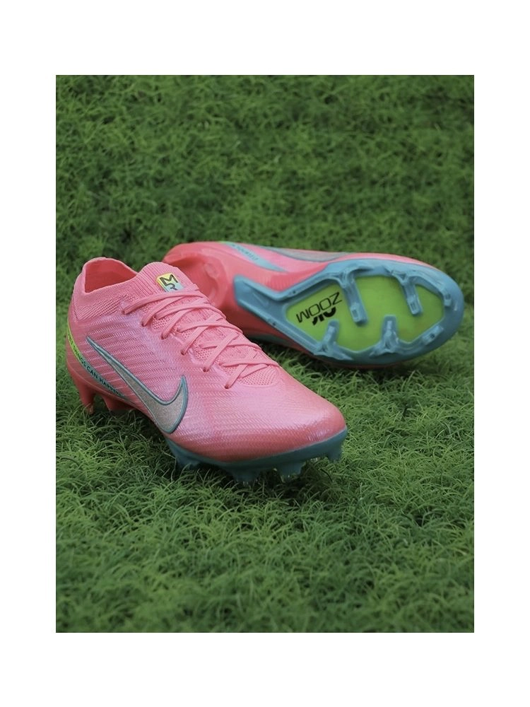 Nike Air Zoom Mercurial Vapor 15 Elite FG - Marcus Rashford - Pink/Blue/Green