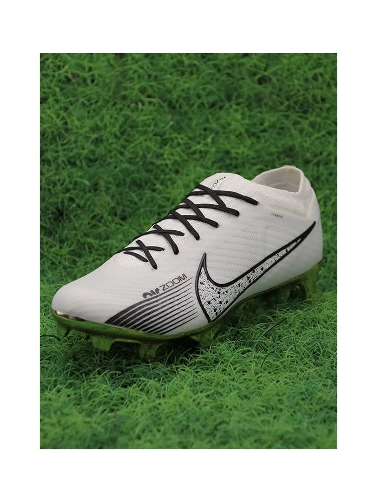 Nike Air Zoom Mercurial Vapor 15 Elite FG - White/Metallic Gold