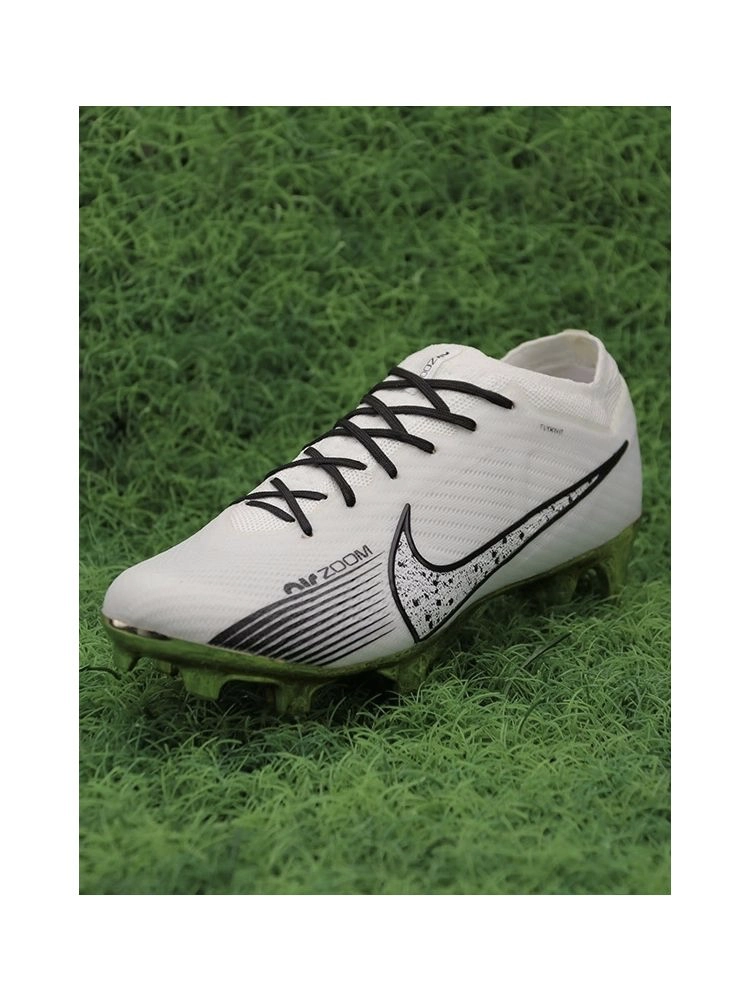 Nike Air Zoom Mercurial Vapor 15 Elite FG - White/Metallic Gold