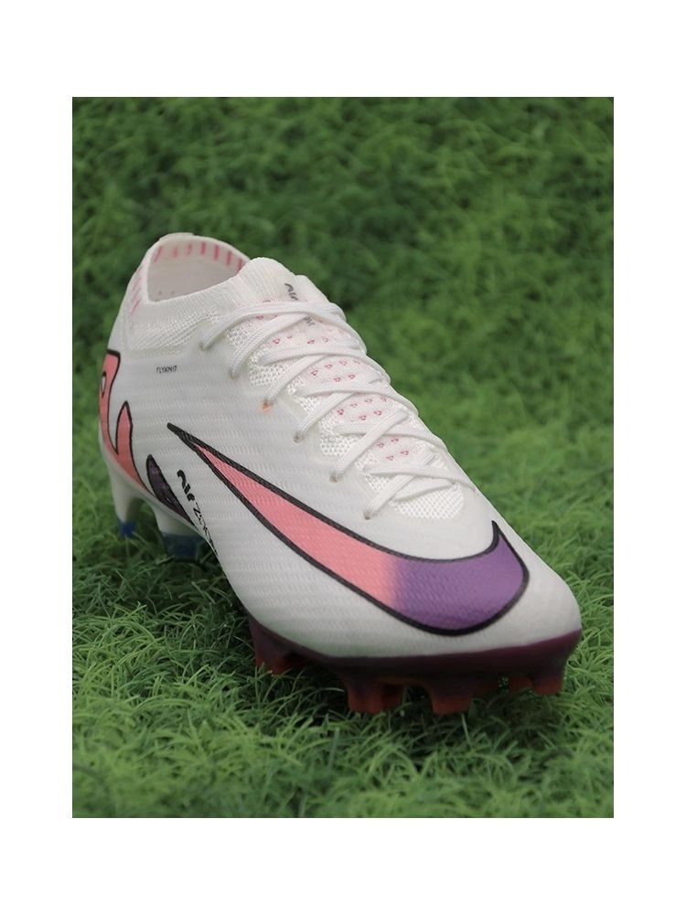 Nike Air Zoom Mercurial Vapor 15 Elite FG - White/Flash Crimson