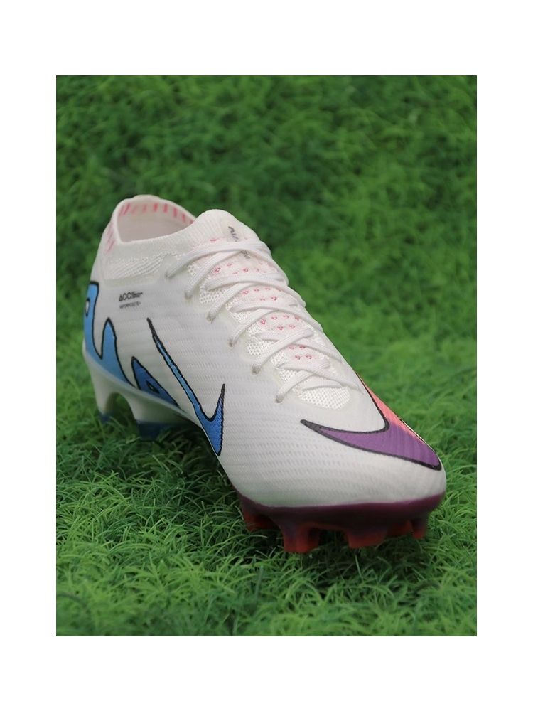 Nike Air Zoom Mercurial Vapor 15 Elite FG - White/Flash Crimson