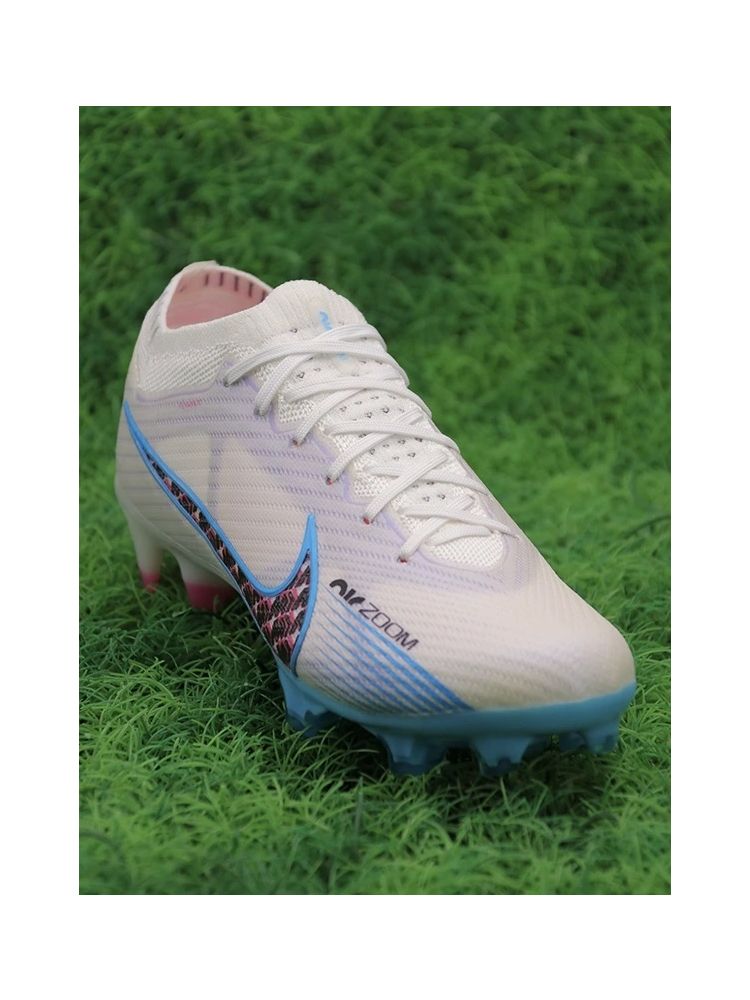 Nike Air Zoom Mercurial Vapor 15 Elite FG - Blast Pack - White/Baltic Blue