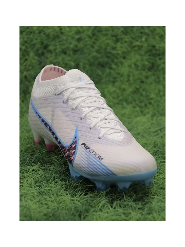 Nike Air Zoom Mercurial Vapor 15 Elite FG - Blast Pack - White/Baltic Blue