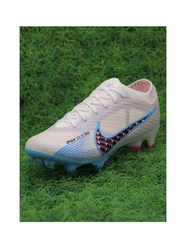 Nike Air Zoom Mercurial Vapor 15 Elite FG - Blast Pack - White/Baltic Blue