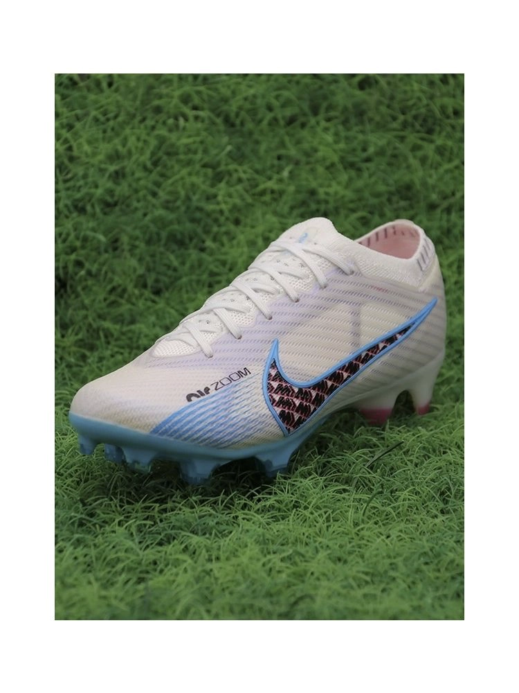 Nike Air Zoom Mercurial Vapor 15 Elite FG - Blast Pack - White/Baltic Blue