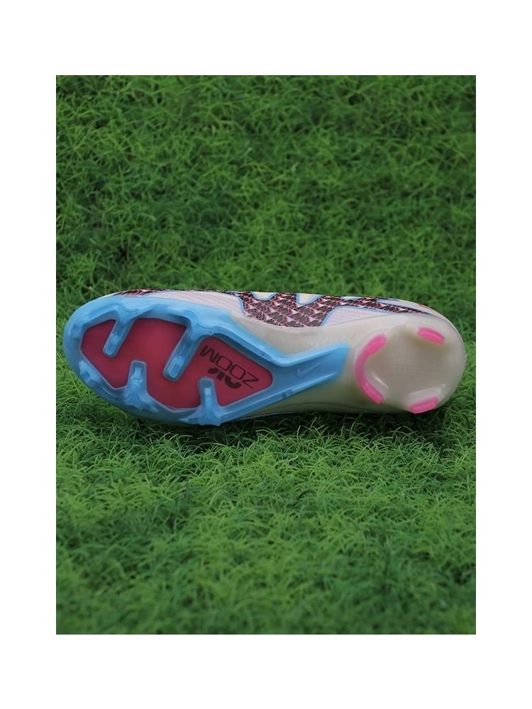 Nike Air Zoom Mercurial Vapor 15 Elite FG - Blast Pack - White/Baltic Blue