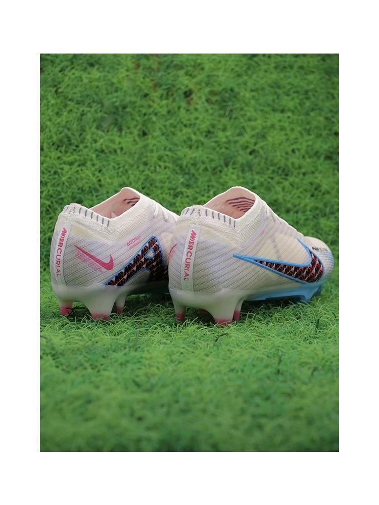 Nike Air Zoom Mercurial Vapor 15 Elite FG - Blast Pack - White/Baltic Blue