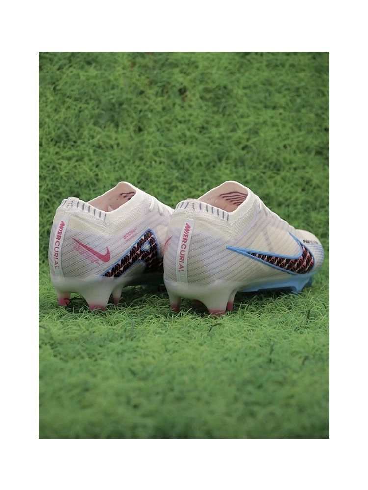 Nike Air Zoom Mercurial Vapor 15 Elite FG - Blast Pack - White/Baltic Blue