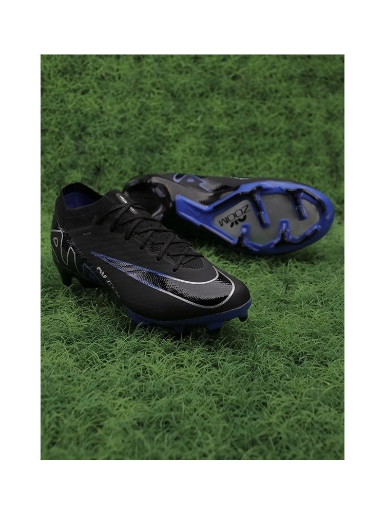 Nike Air Zoom Mercurial Vapor 15 Elite FG - Shadow Pack - Black/Chrome/Hyper Royal