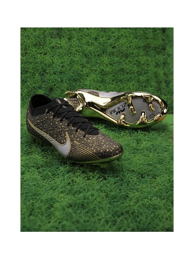 Nike Air Zoom Mercurial Vapor 15 Elite FG - Black/Metallic Gold