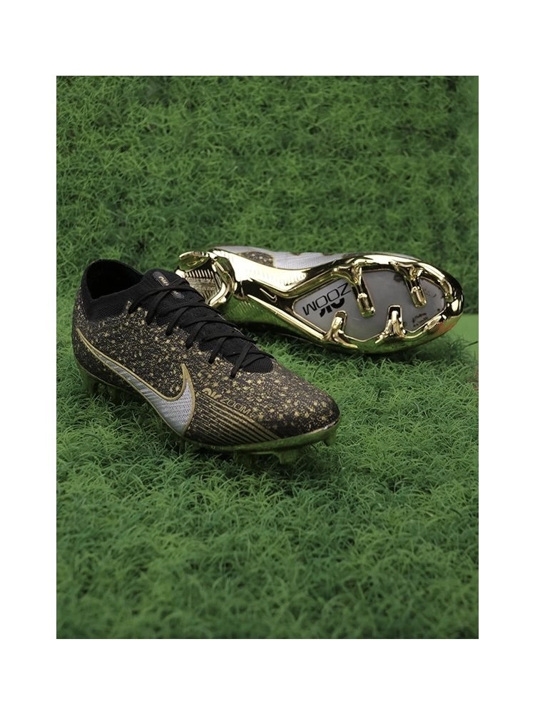 Nike Air Zoom Mercurial Vapor 15 Elite FG - Black/Metallic Gold